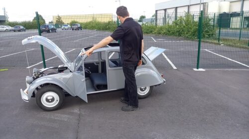 voiture enfant 2cv électrique junior