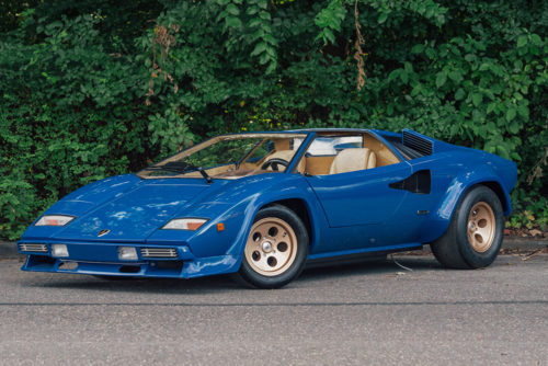 Lamborghini Countach Agostini Junior Car voiture enfant bleue