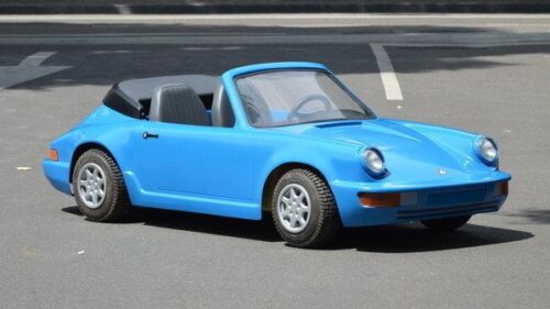 porsche 911 agostini voiture enfant motorisee bleue